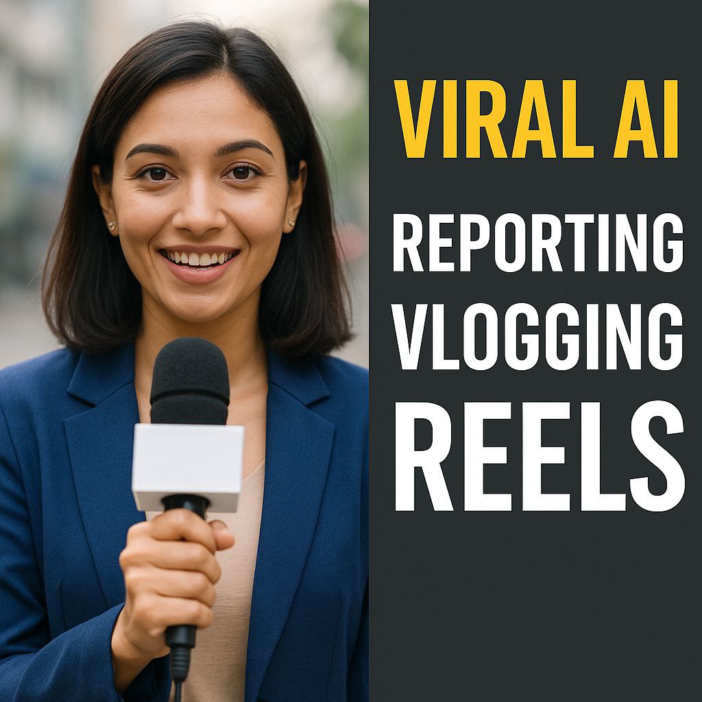AI Reporting Vlogging Reels