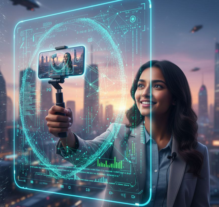 AI Reporting Vlogging Reels