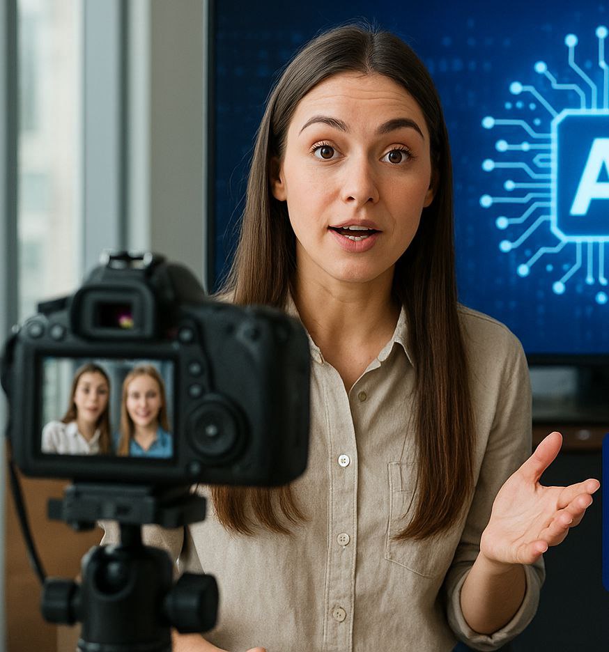 AI Reporting Vlogging Reels