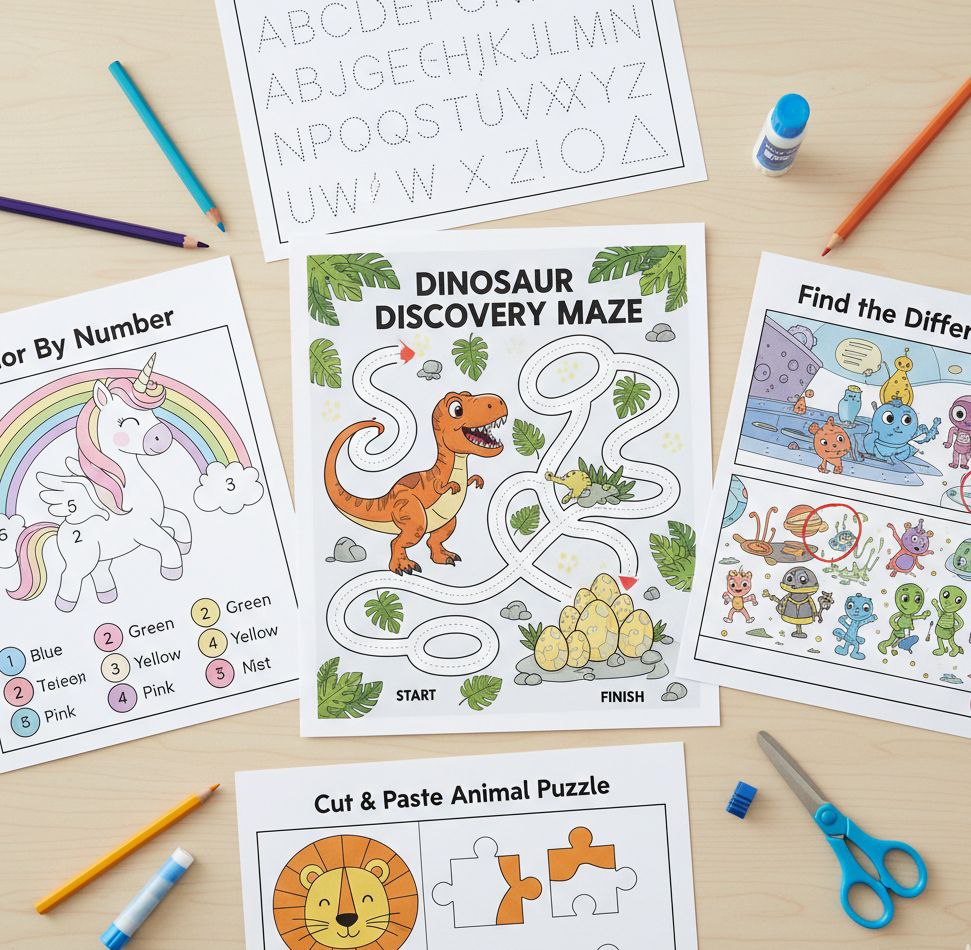 10000+ Printable Kids Learning Worksheets