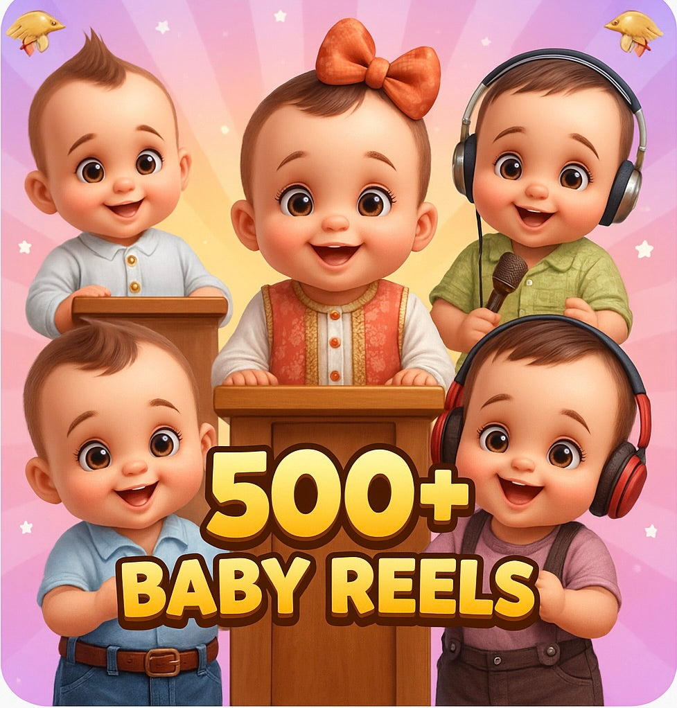 500+ AI Baby Reels
