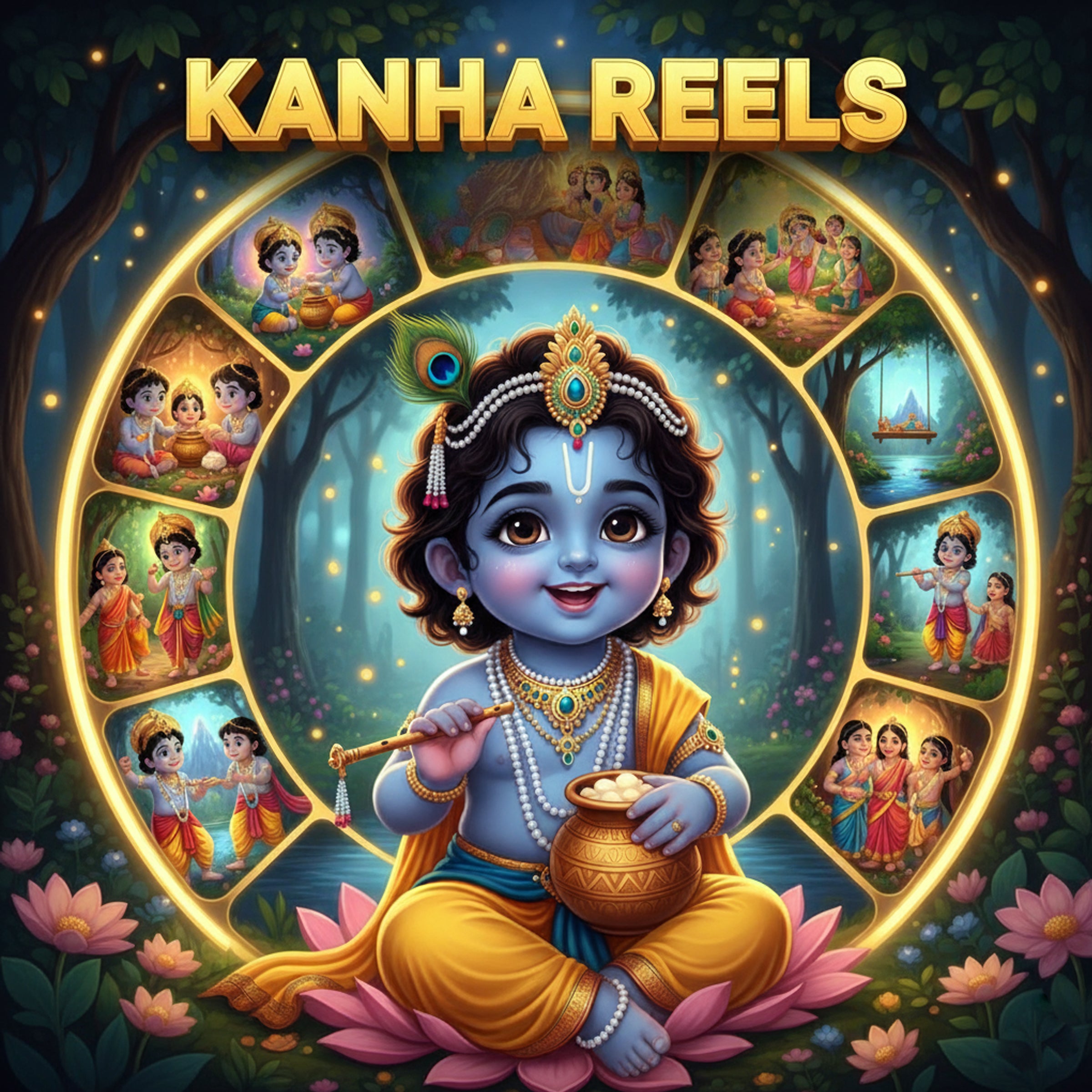 Divine Kanha Reels - Spiritual & Blissful Moments