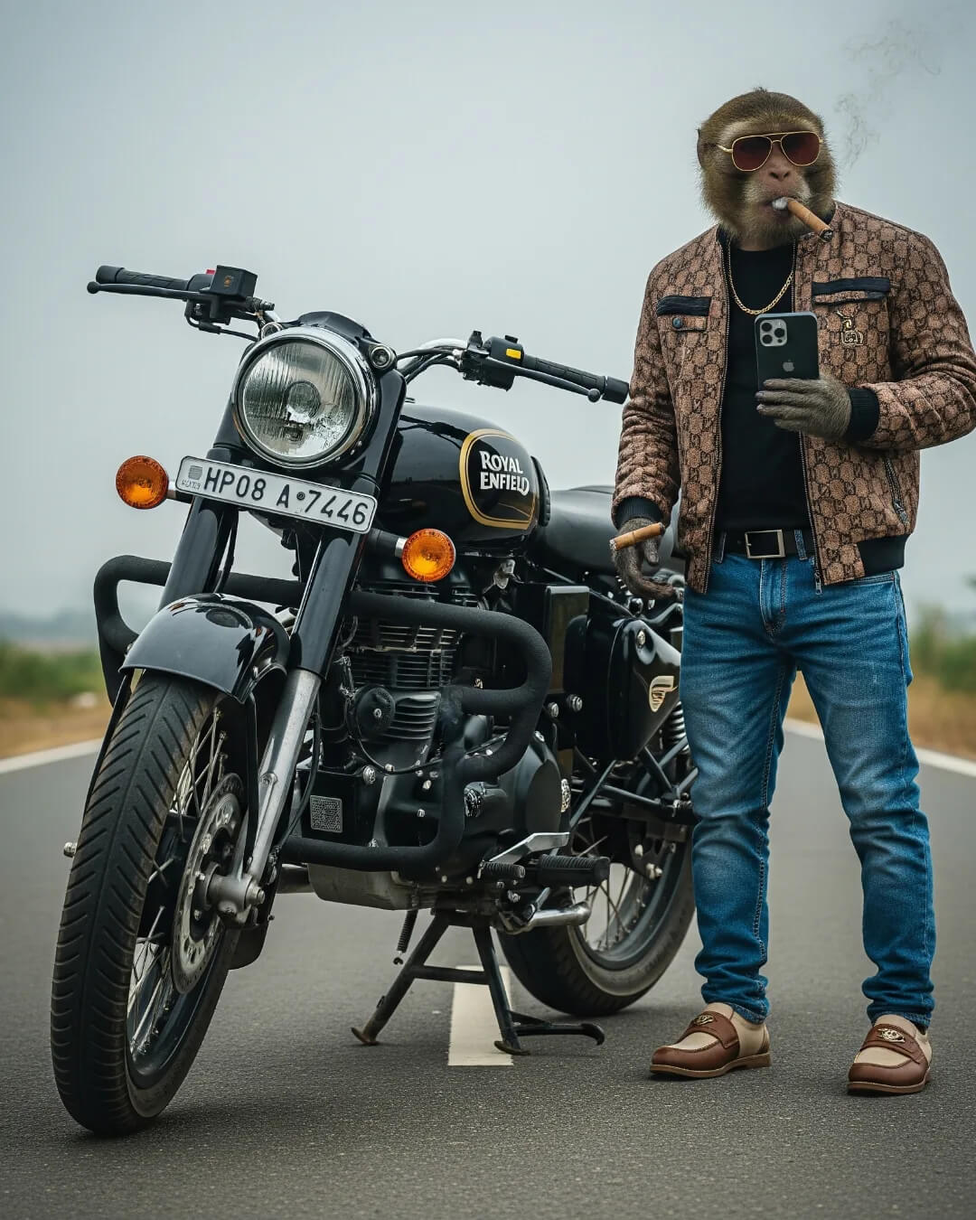 600+ AI Monkey Vlogging Reels