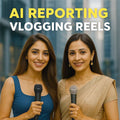 AI Reporting Vlogging Reels