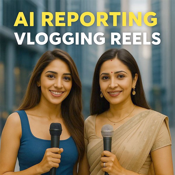 AI Reporting Vlogging Reels